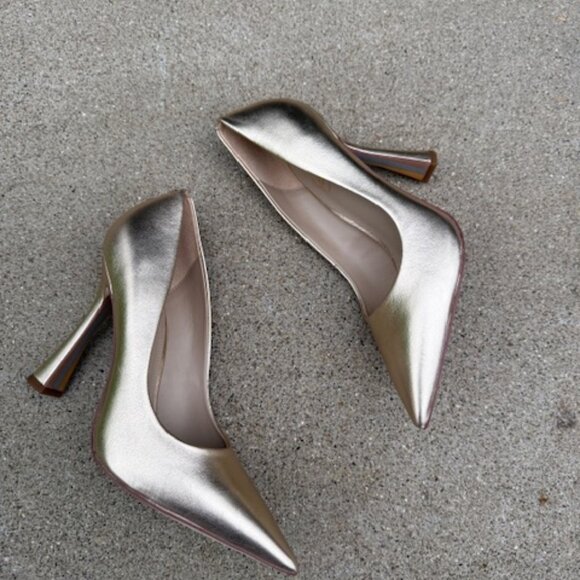 Sam edelman antonia gold heels NIB - Picture 5 of 9